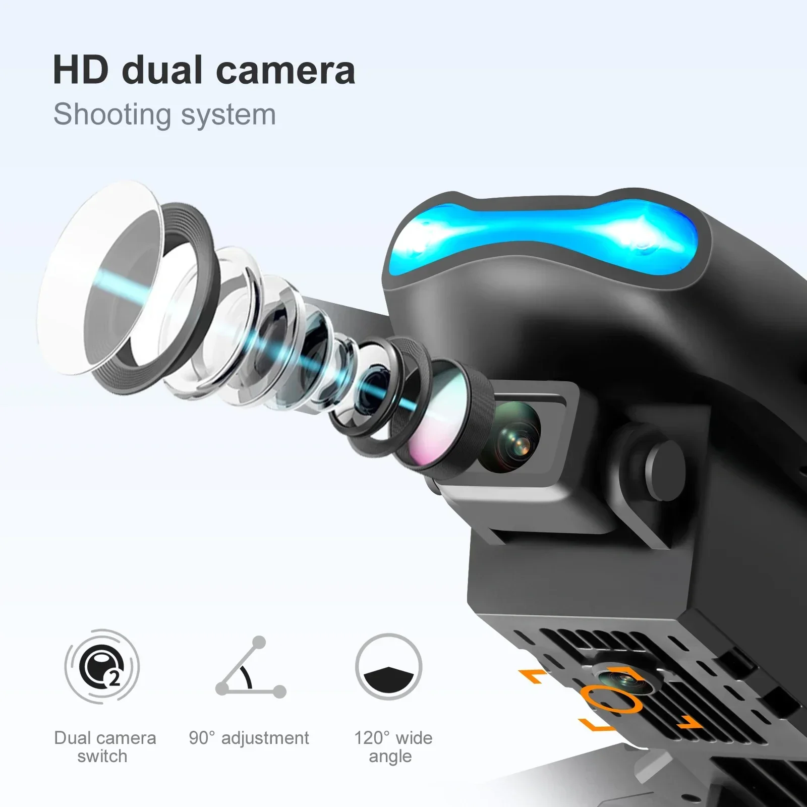โดรนรุ่นใหม่ E99 Pro HD 4K กล้ - Drone Camera Wide Angle บทวิจารณ์และราคา