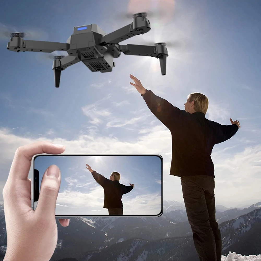 Professional Drone E88 4Kมุมกว - Drone Camera Wide Angle บทวิจารณ์และราคา