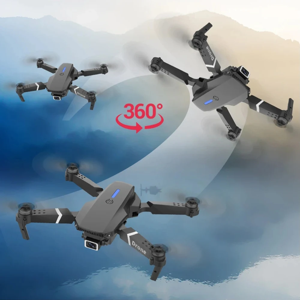 Professional Drone E88 4Kมุมกว - Drone Camera Wide Angle บทวิจารณ์และราคา
