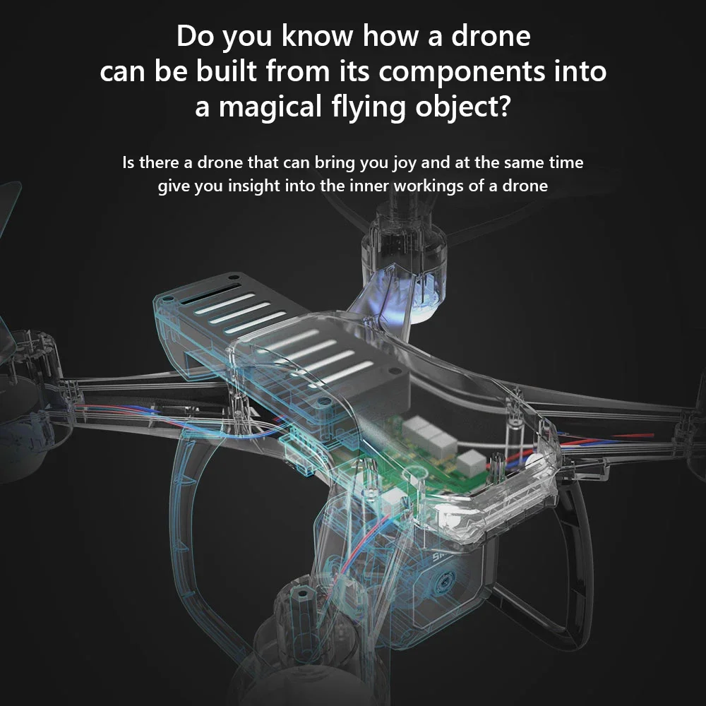 โดรน JJRC H108 ประกอบเองได้ ฝึ - Drone Camera Lens บทวิจารณ์และราคา